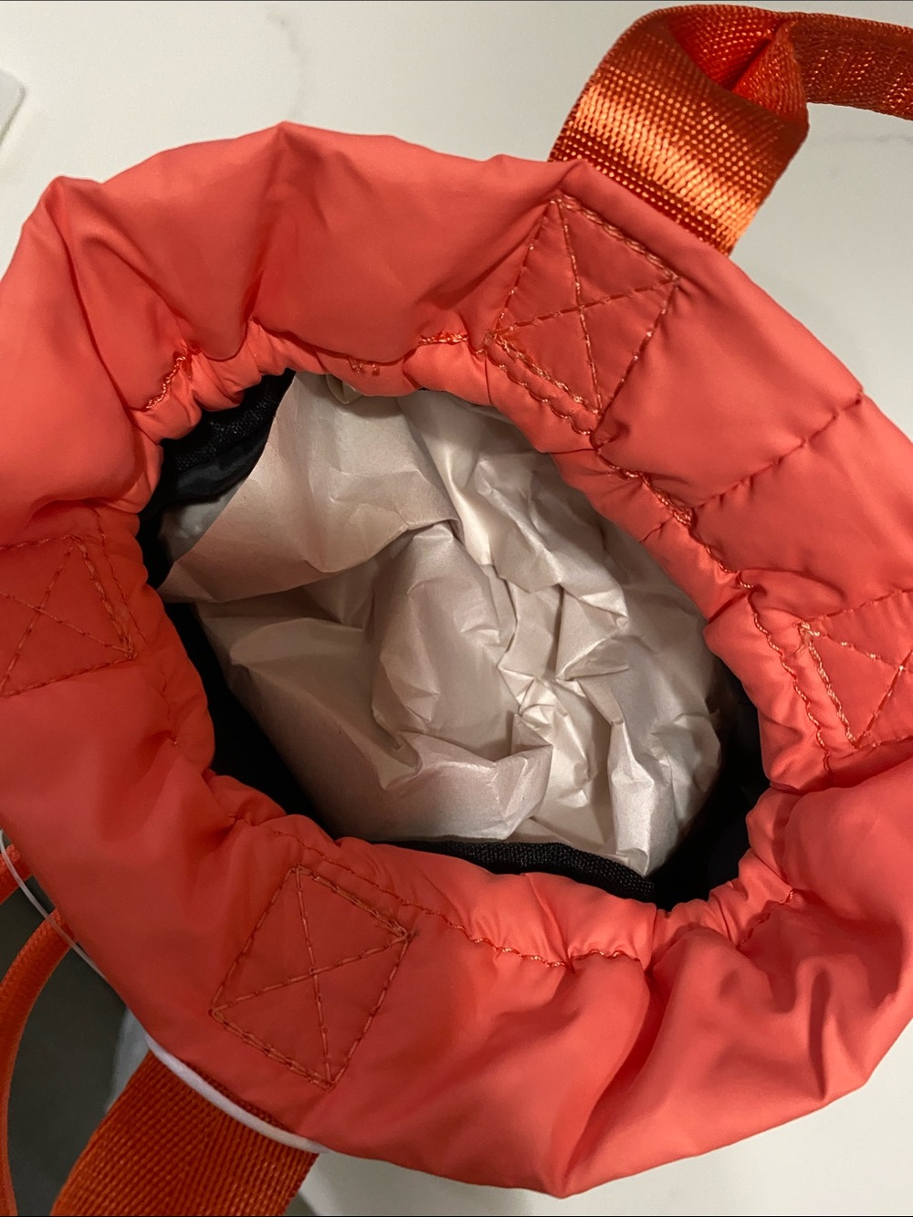 Wildfox Coral Orange Mini Crossbody Water Bottle Holder - Picture 7 of 12
